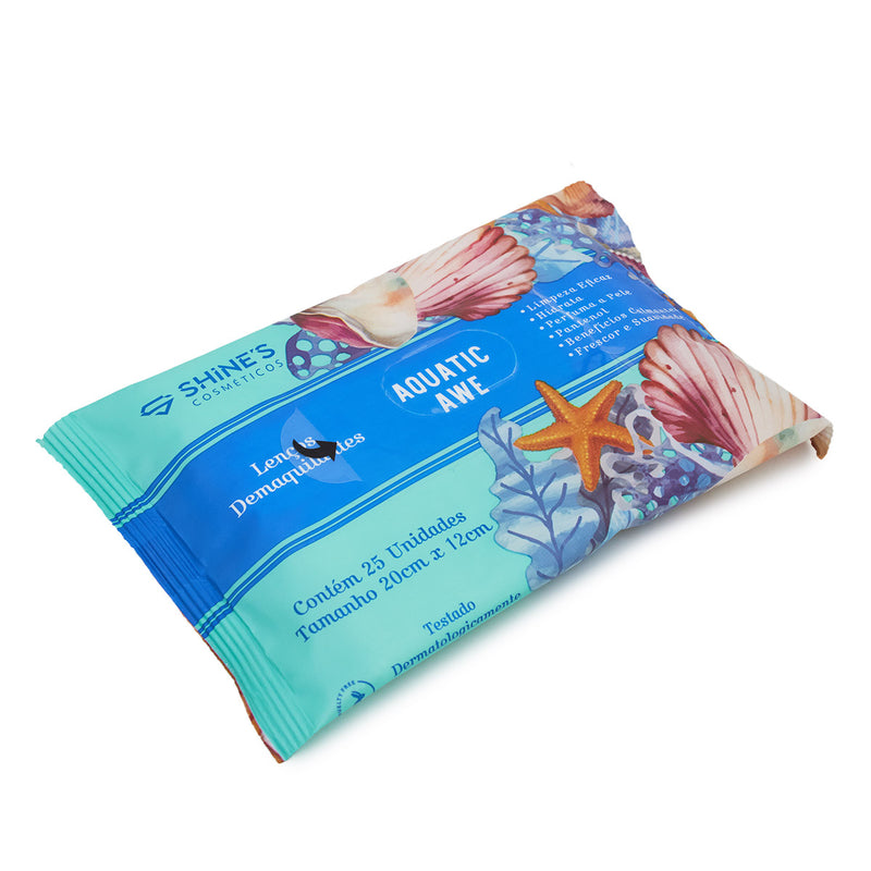 Lenço Demaquilante Aquatic Awe Shine's 25un (724962)